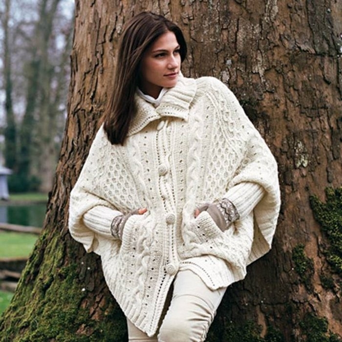 Вязаное пальто сезона 2018: больше 35 модных уютных образов