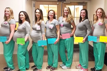 В больнице одновременно забеременели 9 медсестер